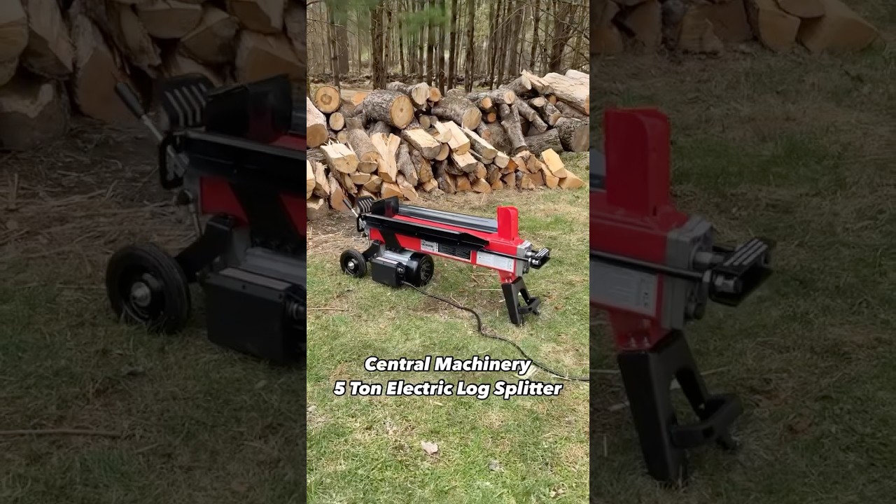 Central Machinery 12 Amp 5 Ton Electric Log Splitter | Harbor Freight