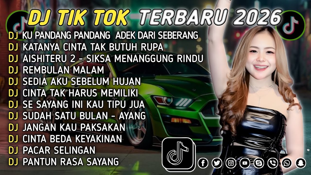 DJ TIKTOK TERBARU 2026 || DJ CINTA DARI SEBERANG 🎵 DJ KATANYA CINTA TAK BUTUH RUPA 🎵 FULL ALBUM❗❗