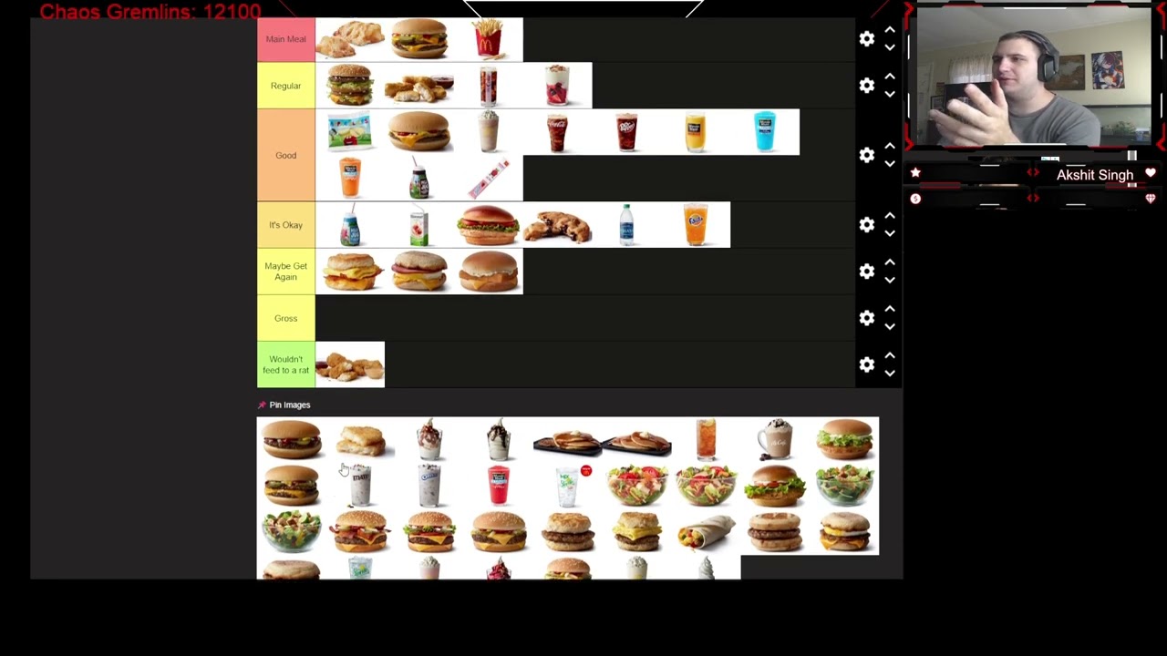McDonalds Tier List