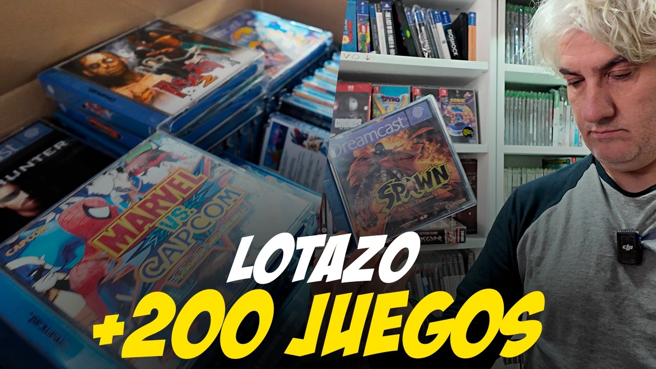 LOTAZO de más de 200 juegos de Dreamcast, el LOTE más increíble que he visto 😱