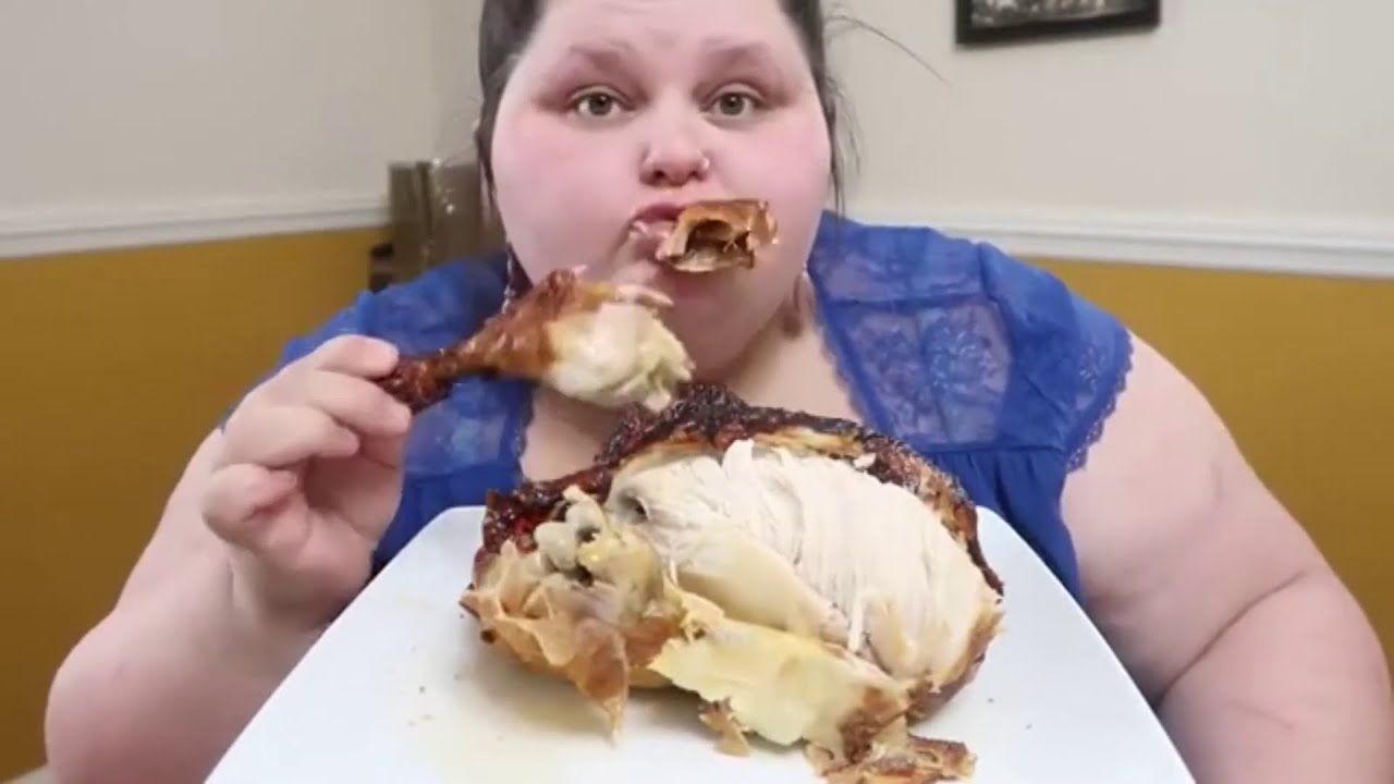 Amberlynn Infamous WHOLE ROTISSERIE CHICKEN Mukbang