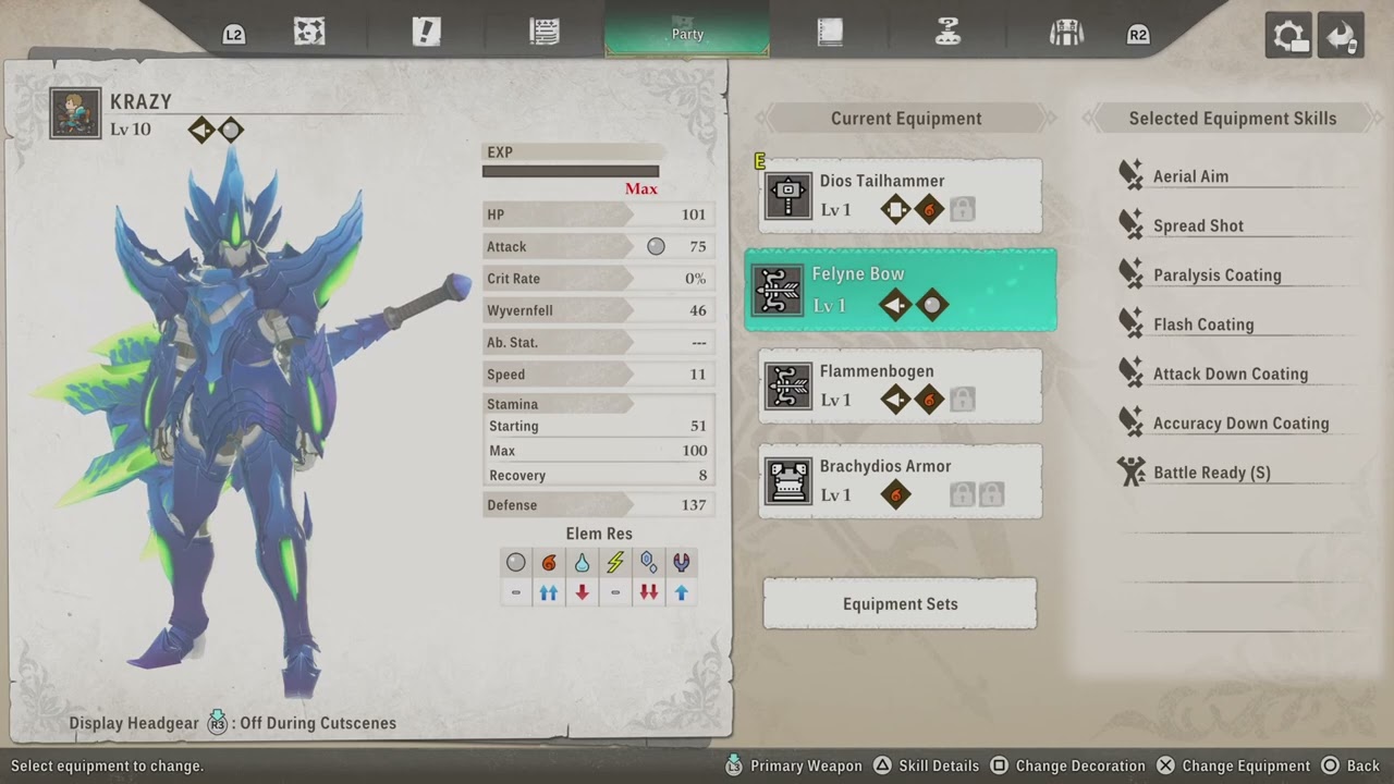 Brachy armor/hammer