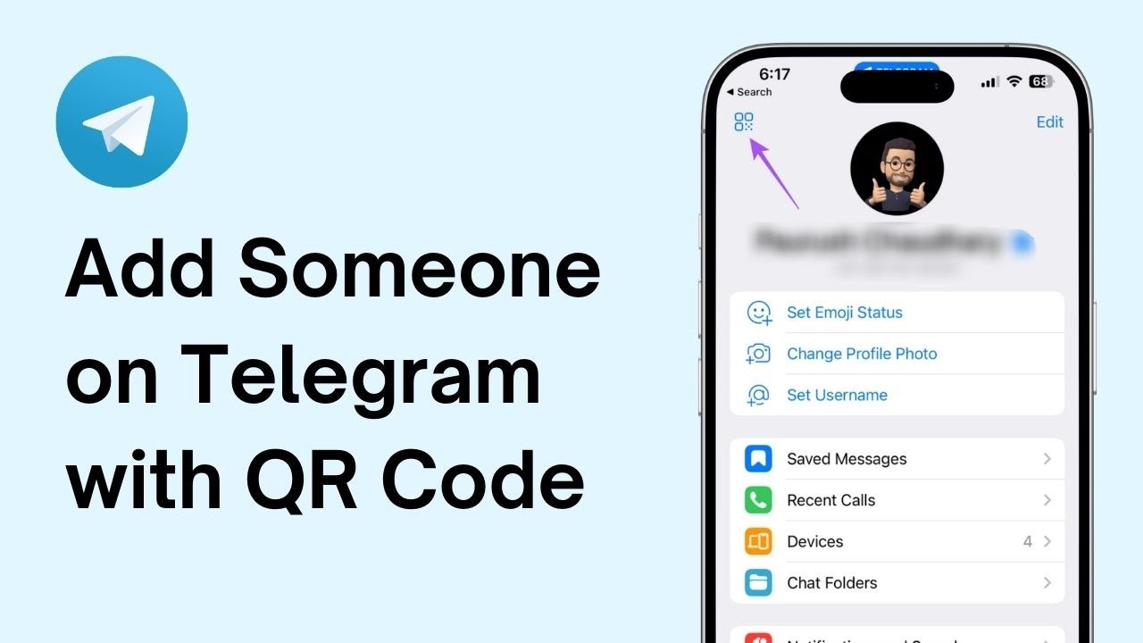 How To Add Someone On Telegram With QR Code - Easy Solution | HTG