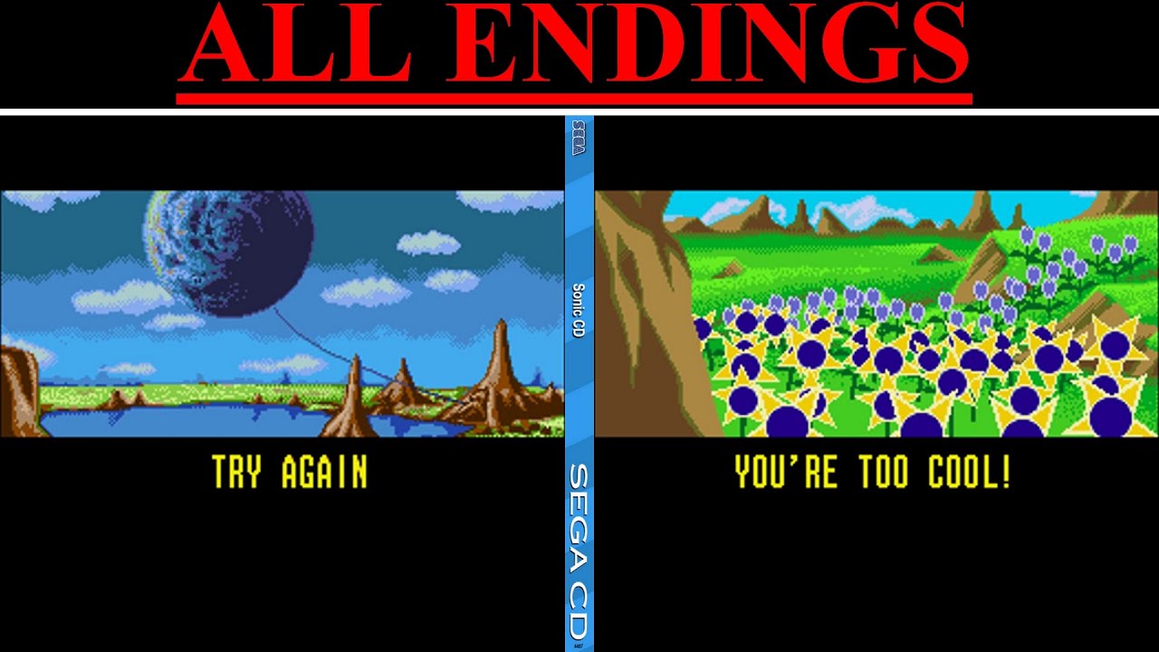 Sonic CD [USA] (Sega CD) - (All Endings)