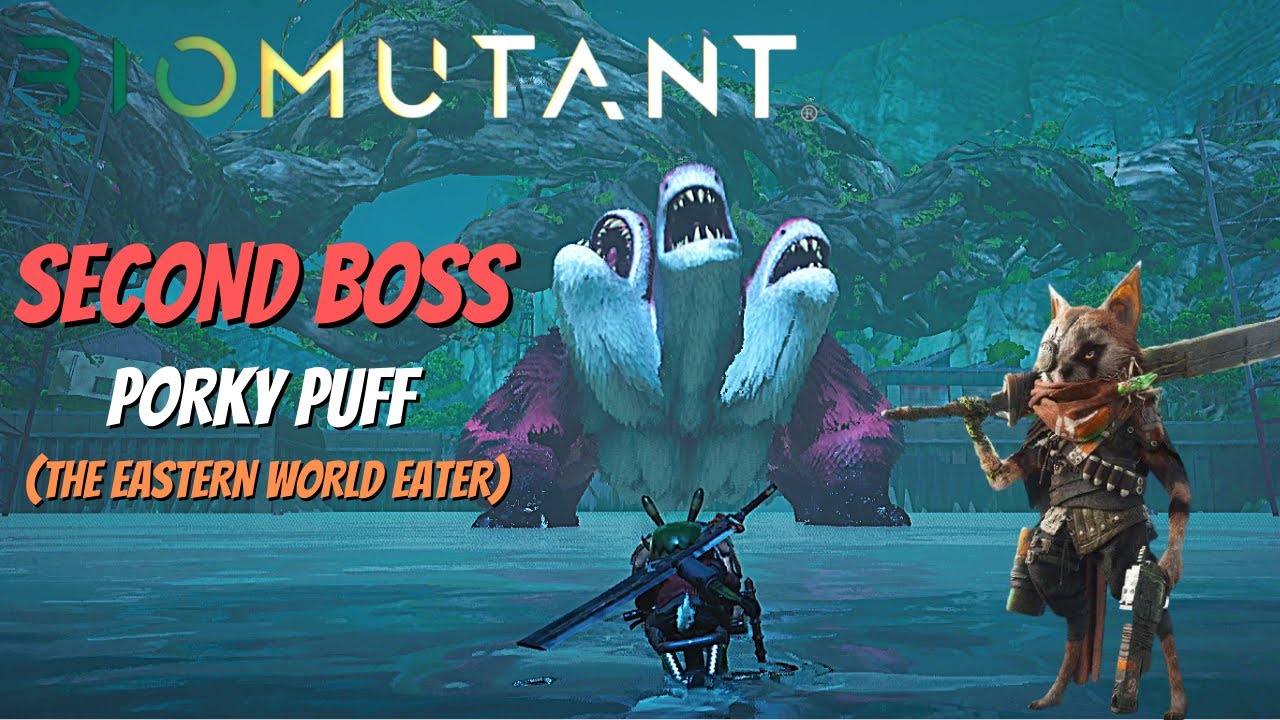 BIOMUTANT | Gameplay | Defeating Second Boss | Porky Puff |The Eastern World Eater