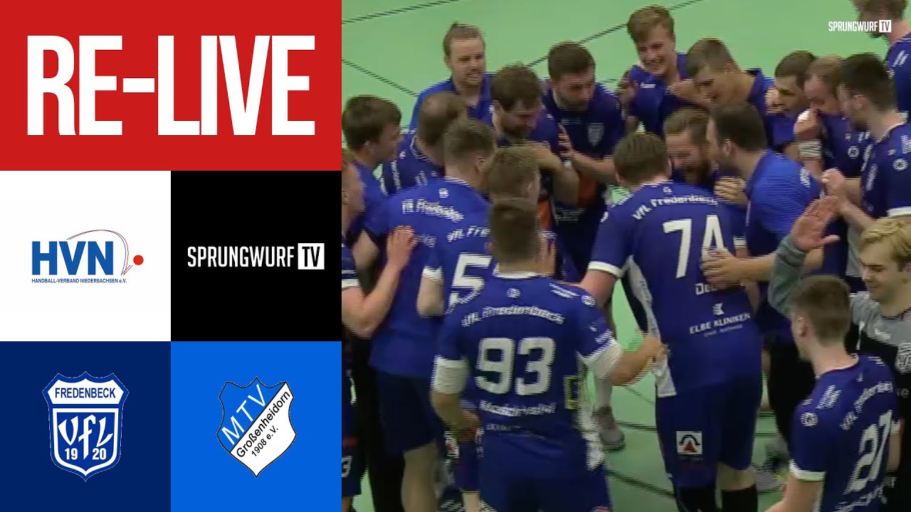 [RE-LIVE] VfL Fredenbeck vs. MTV Großenheidorn | SPRUNGWURF.TV