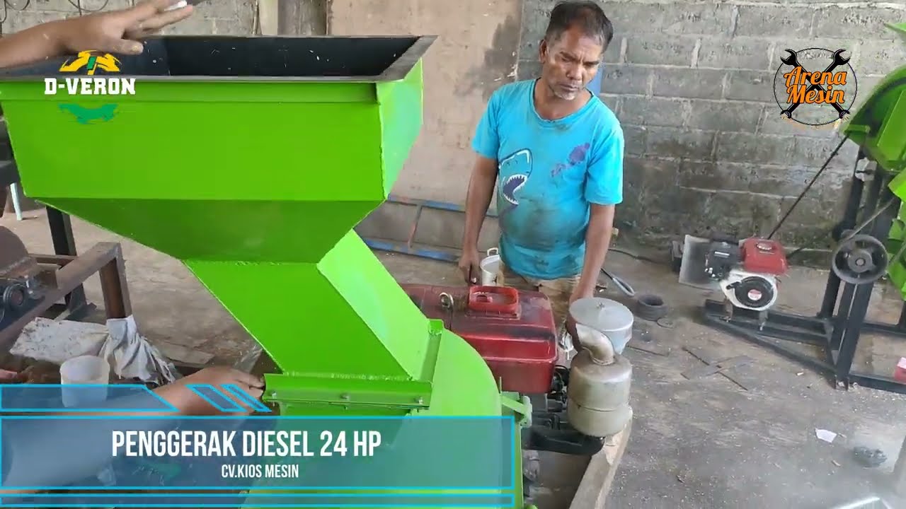 VIDEO SINGKAT ! MESIN GILING JAGUNG PECAH KAPASITAS 2 TON