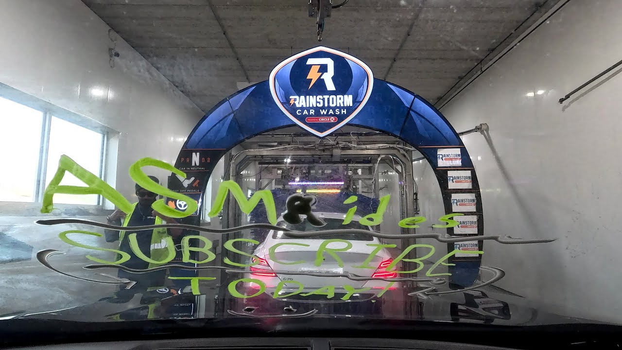 Rainstorm Car Wash Sonny's Tunnel Creve Coeur, IL GoPro 4K POV ASMR