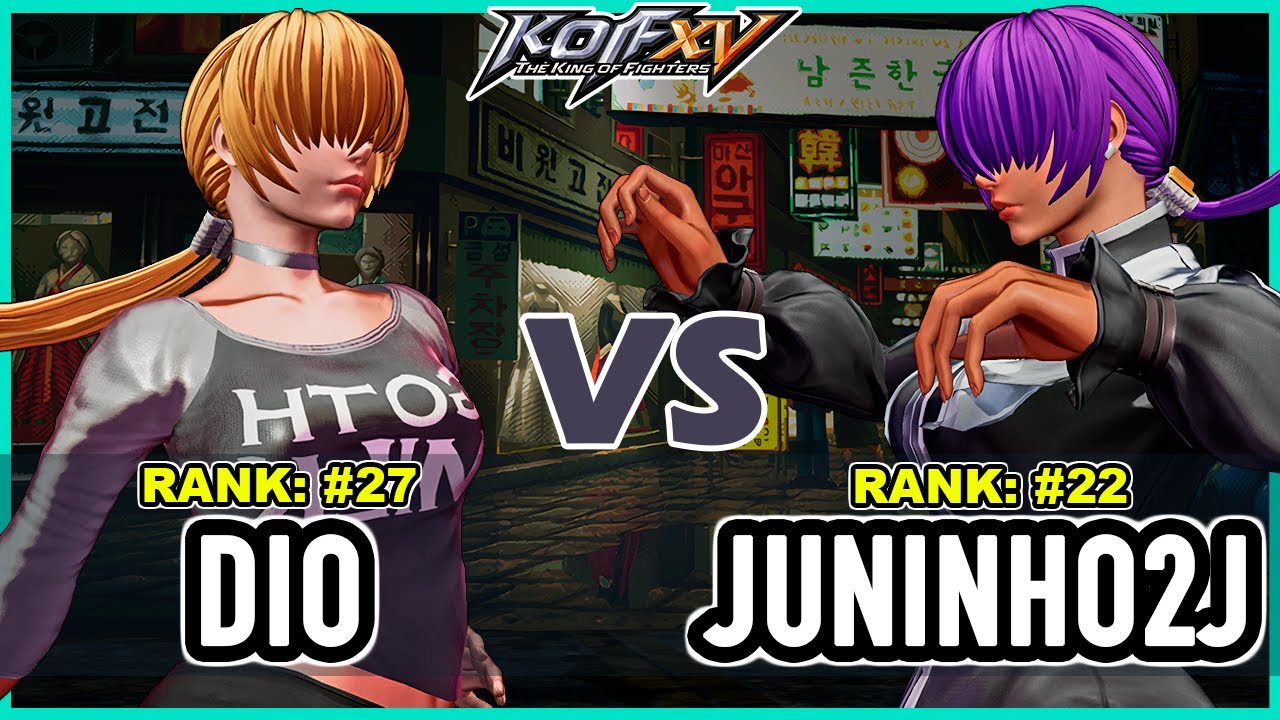 KOF XV 🔥 Dio (Shermie/Maxima/Yashiro) vs Juninho2J (Yashiro/Mai/O.Shermie)  🔥 Steam