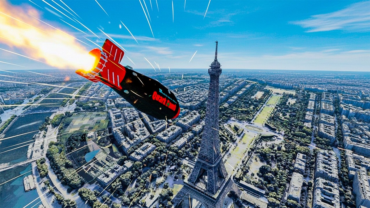 Nuclear Bomb Strike on Paris City 💥 Ultimate Destruction Simulation | Teardown
