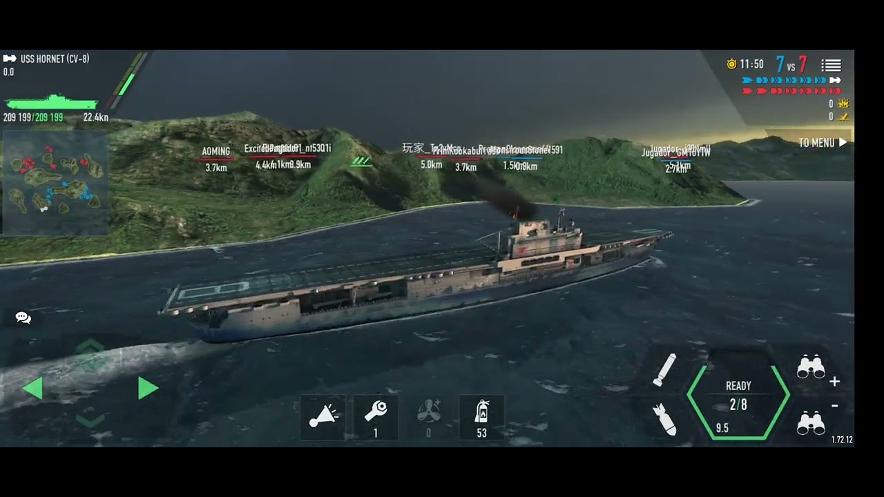 [Battle of warships] hornet