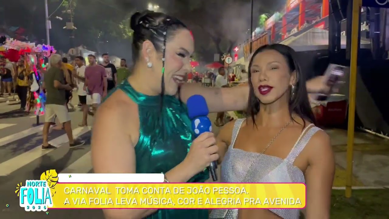 Norte Folia - Primeira noite de Via Folia tem Bloco Vumbora animando João Pessoa