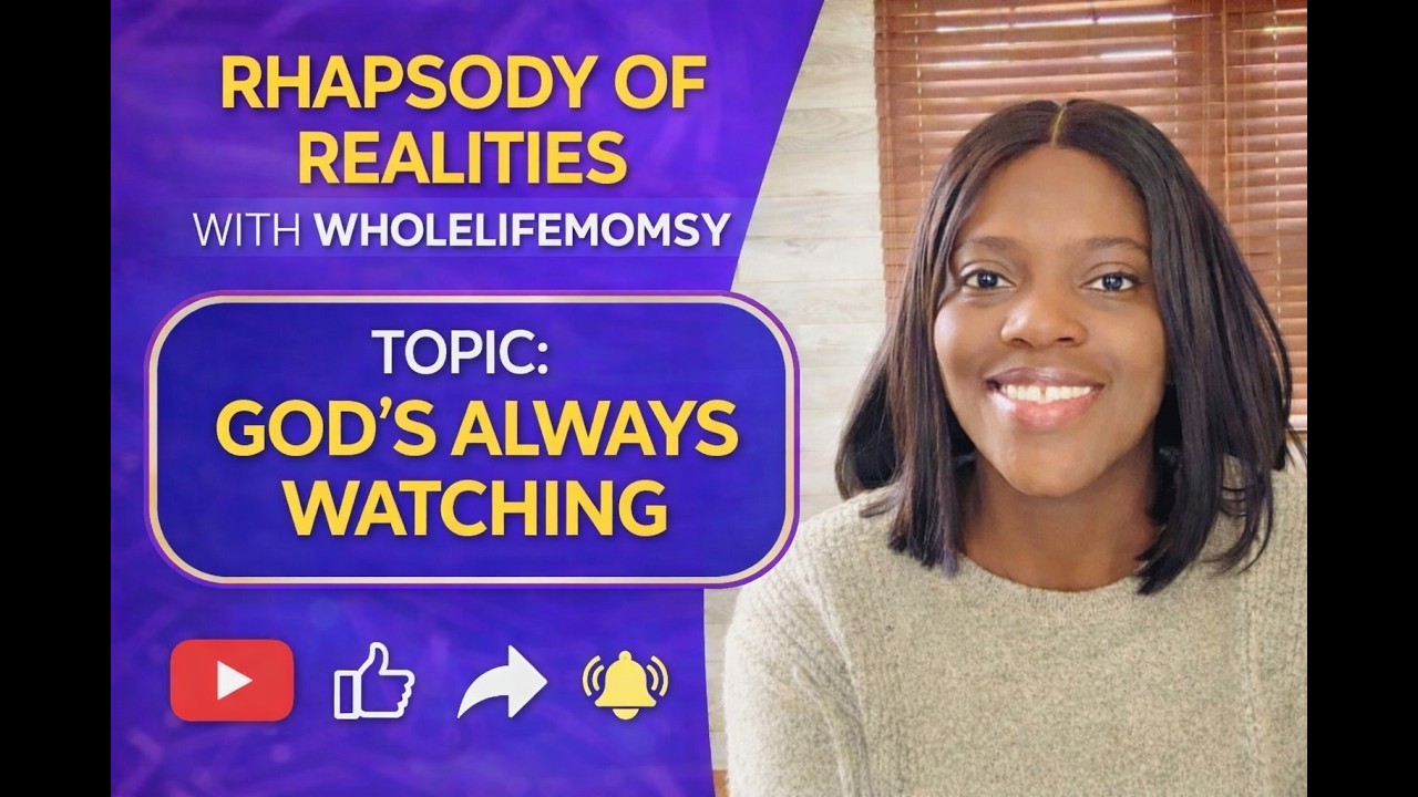 TUESDAY MARCH 3, 2026 - GOD'S ALWAYS WATCHING