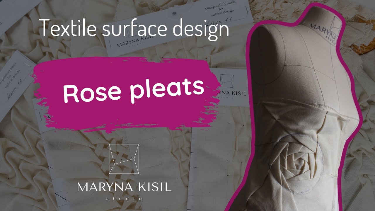 Rose pleats technique