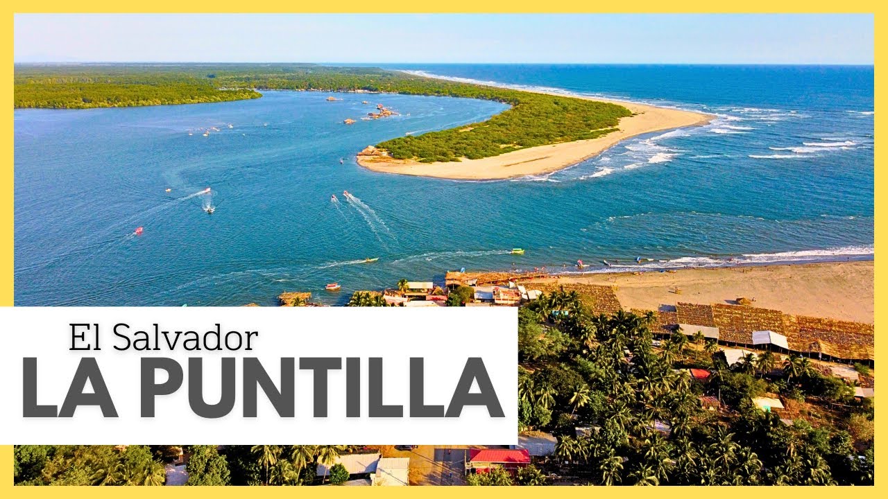 EL SALVADOR LA PUNTILLA BEACH Drone 4K