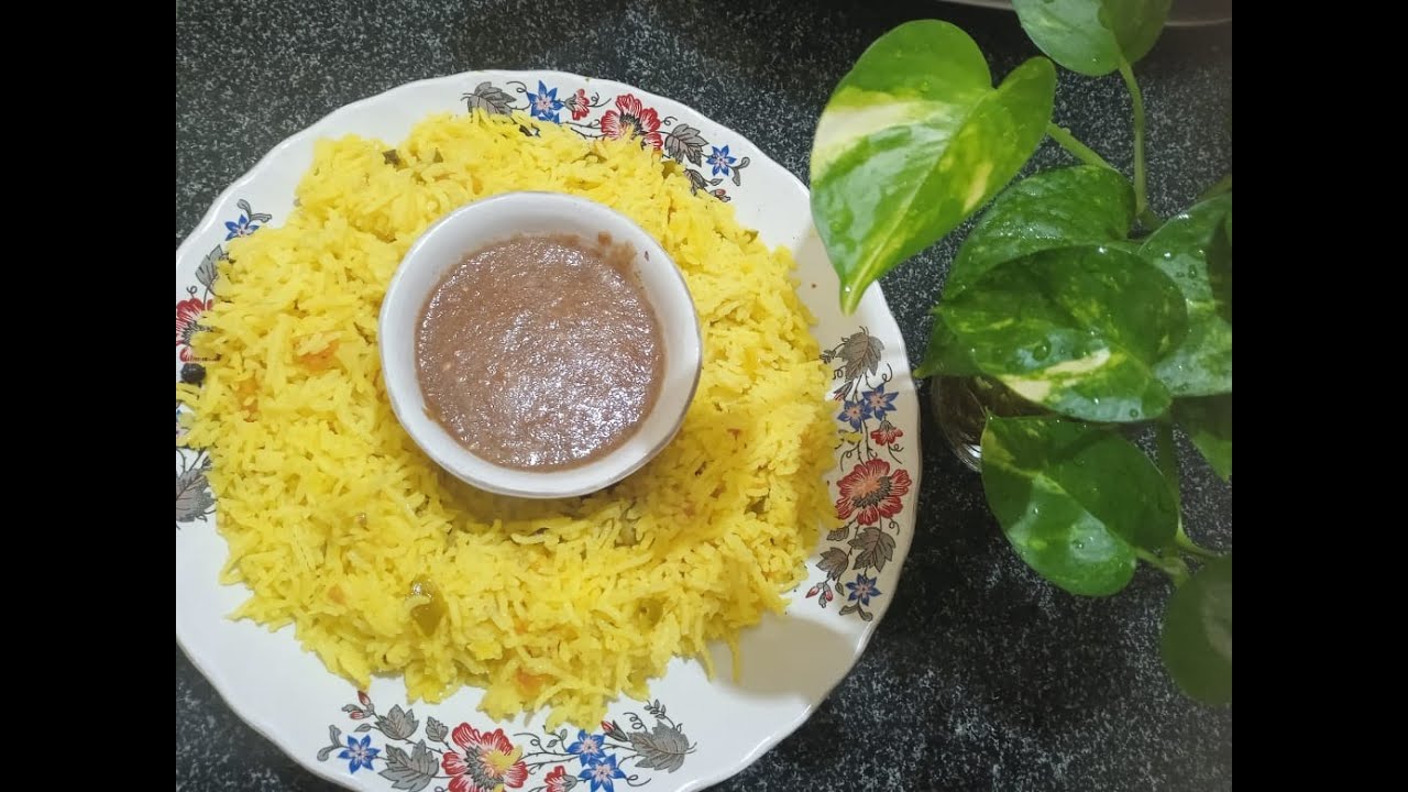 Capsicum Rice aur Tamatar Chutney | Shimla Mirch Chawal Recipe | شملہ مرچ چاول اور ٹماٹر چٹنی