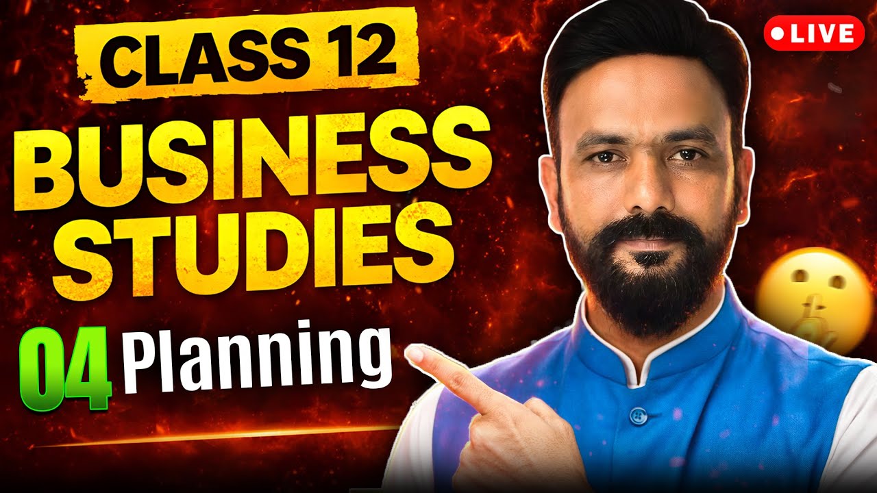 Business Studies Ch 4 Planning IMP Questions 🔥 | Class 12 Board Exam | Ritesh Sir