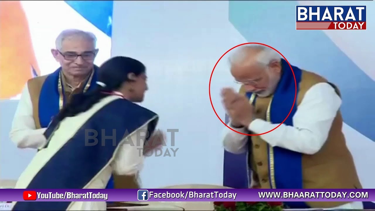 PM Modi Attends The Convocation Ceremony of Gujarat Forensic Sciences University | Bharat Today