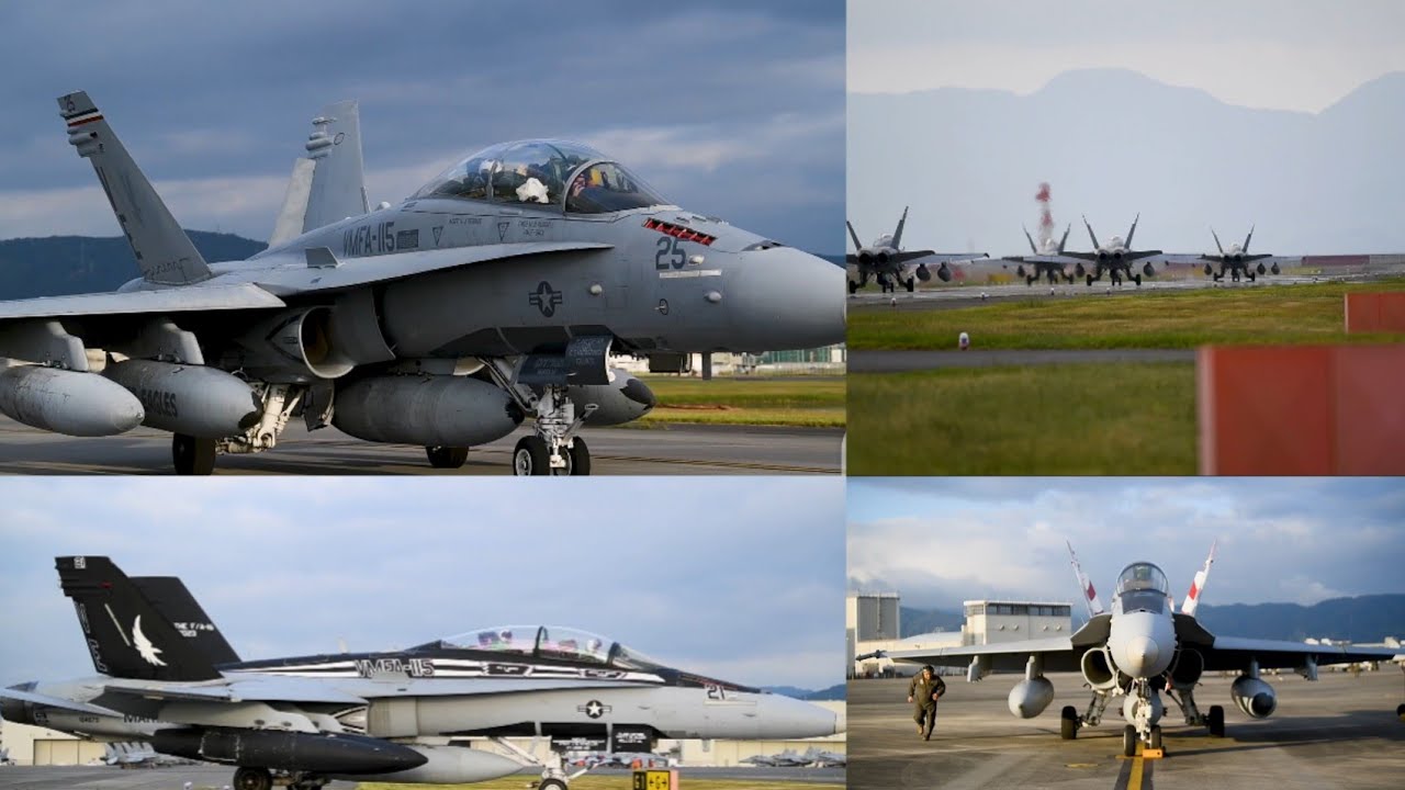 US Marines left Iwakuni Japan and returned home to MCAS Beaufort, South Carolina
