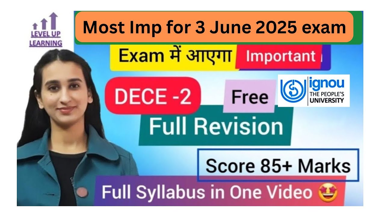 DECE 2 Free Full Revision 2025  Level Up Learning Simran Gumber