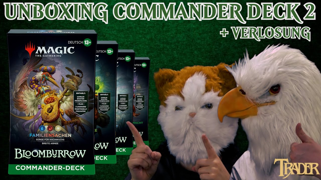 MTG Bloomburrow Commander Deck Opening deutsch #2 | Magic the Gathering | Unboxing | Trader 2024