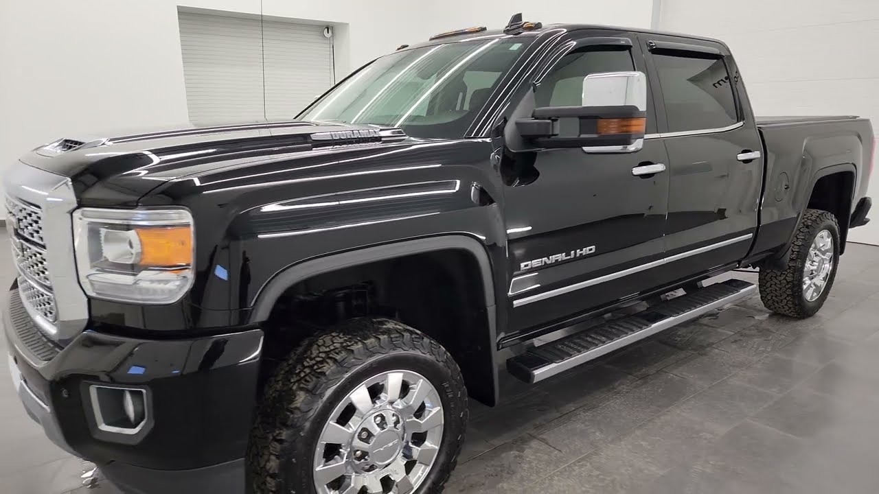 2018 GMC SIERRA 2500 DENALI CREW SHORT DURAMAX DIESEL 4K WALKAROUND 13449Z SOLD!