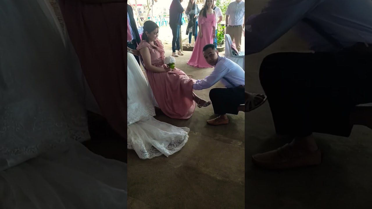 Higher or lower? Garter challenge #shorts #wedding #viral #garter