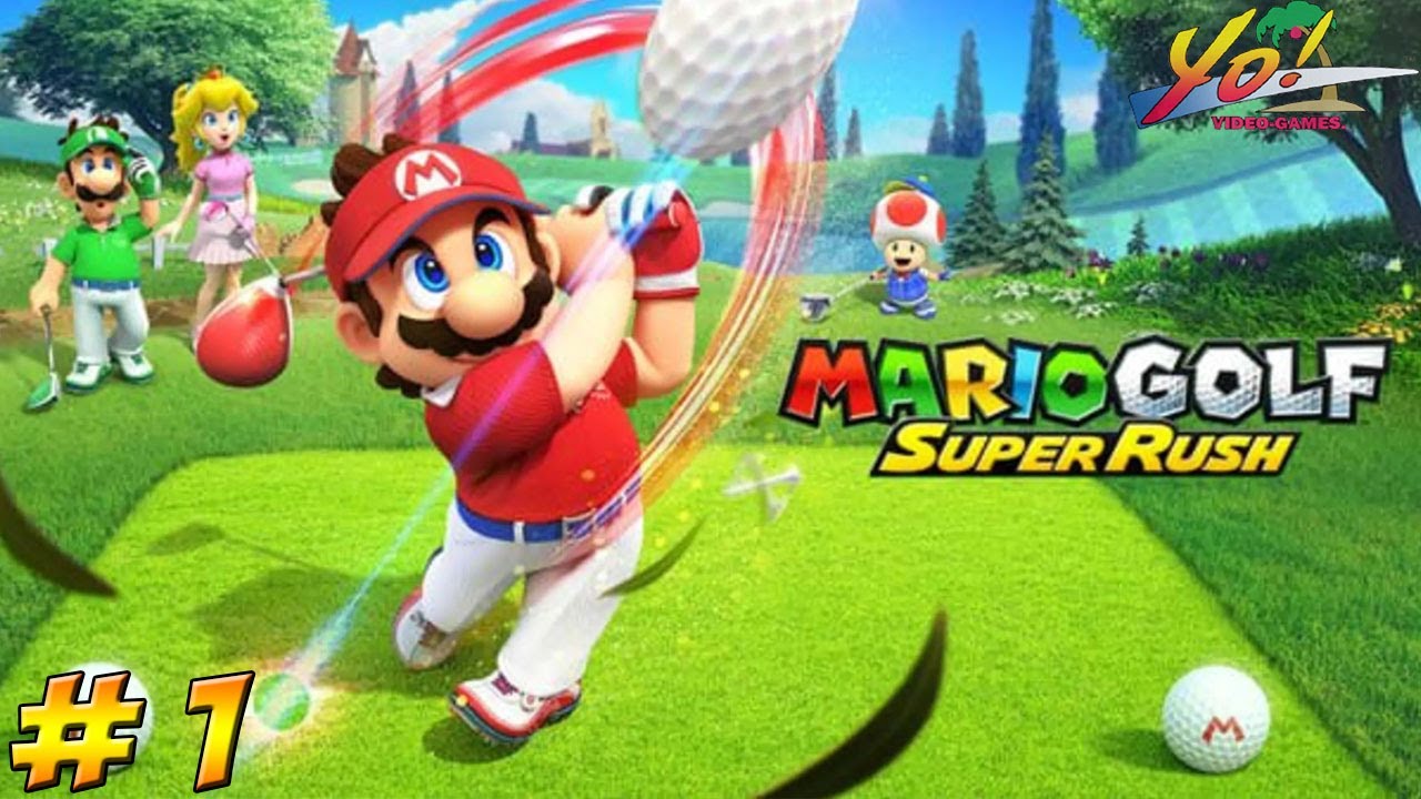 Mario Golf: Super Rush! Local Multiplyer! Part 1 -YoVideogames