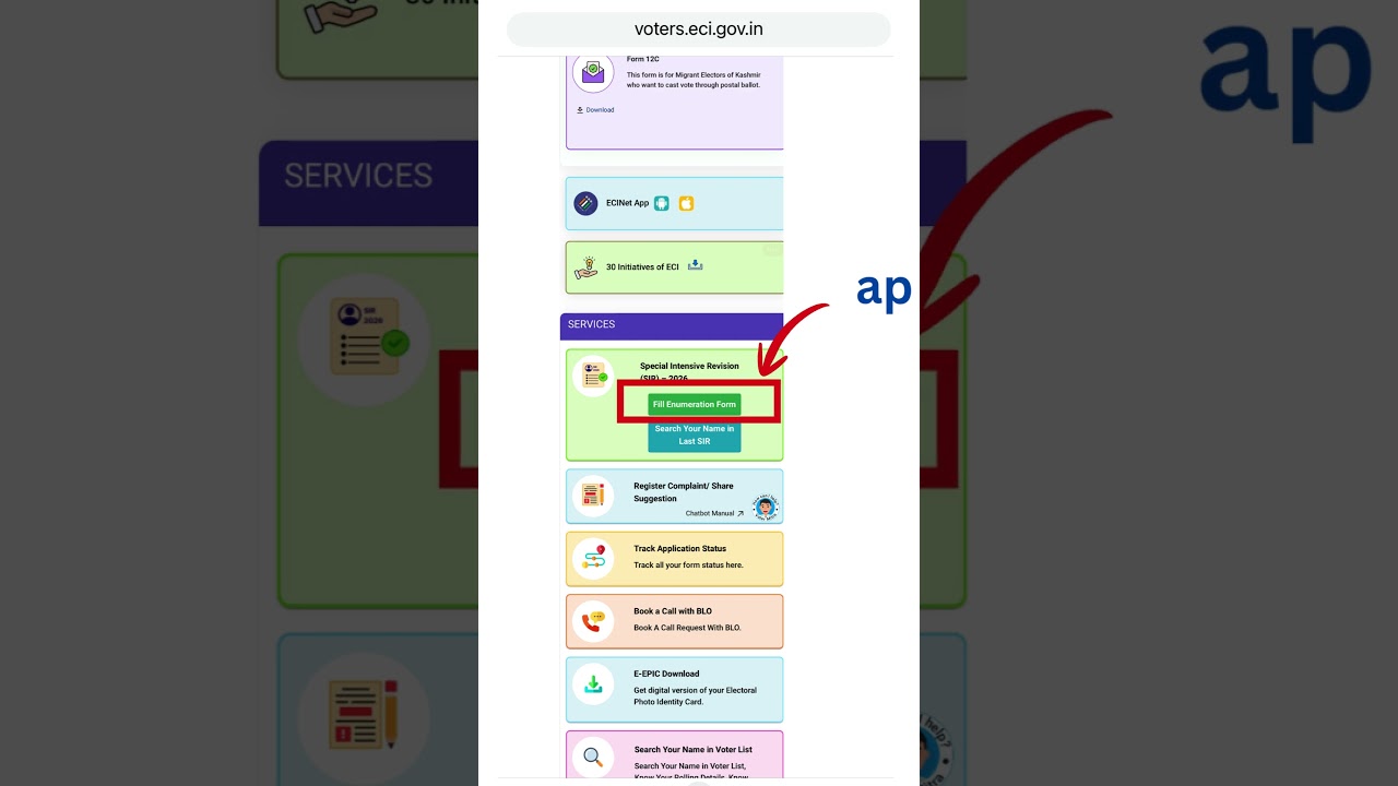 Check Your Sir Enumeration Form Status ✔️ | BLO Update Guide