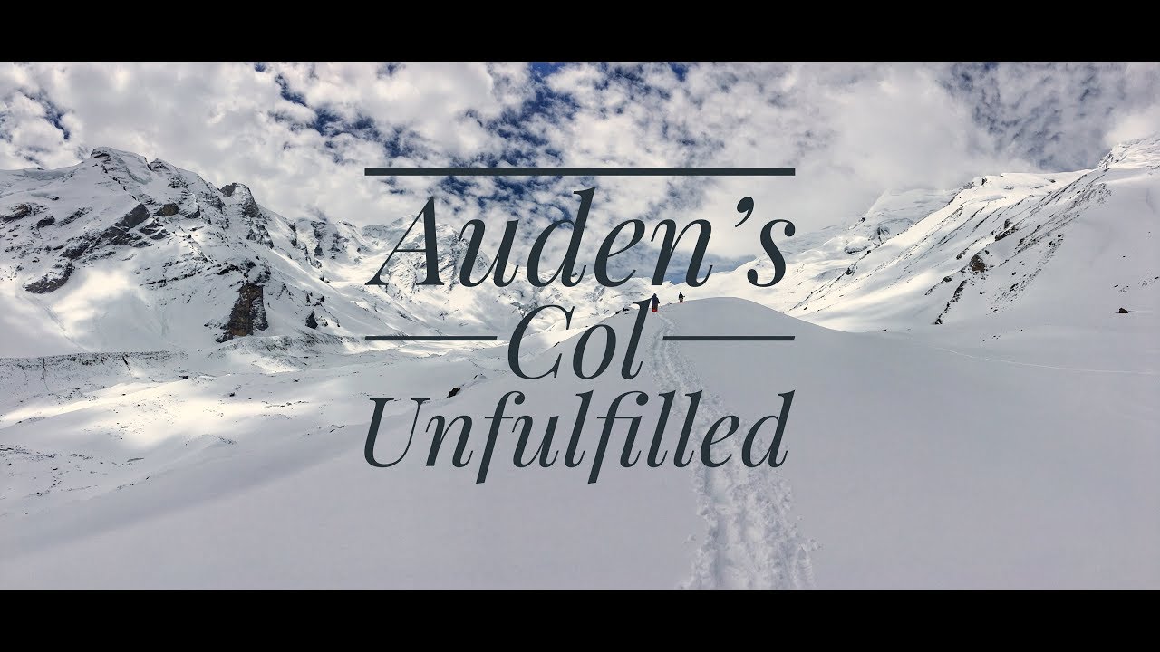 Auden's Col - Unfulfilled