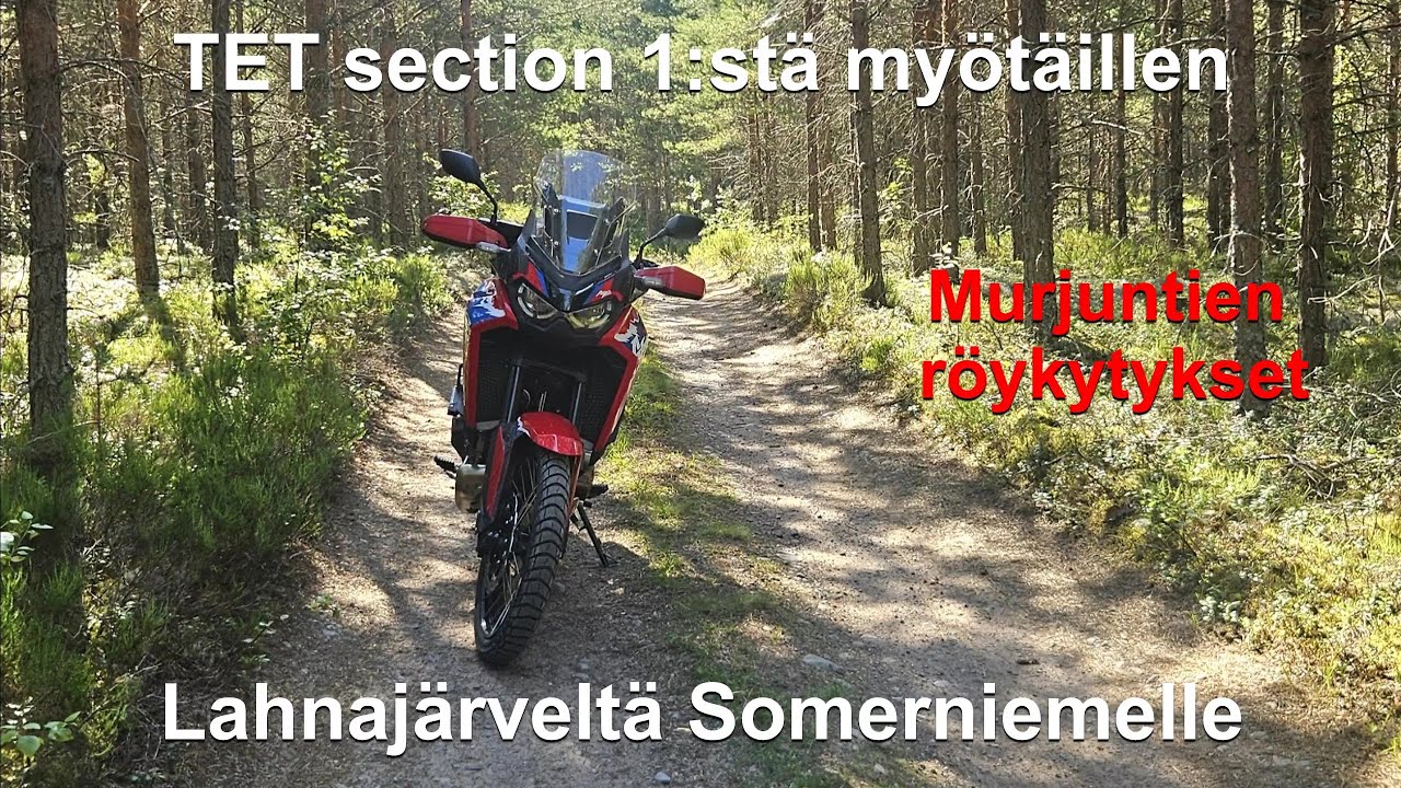 TET section 01 myötäillen Lahnajärveltä Somerniemelle - Murjuntien röykytykset