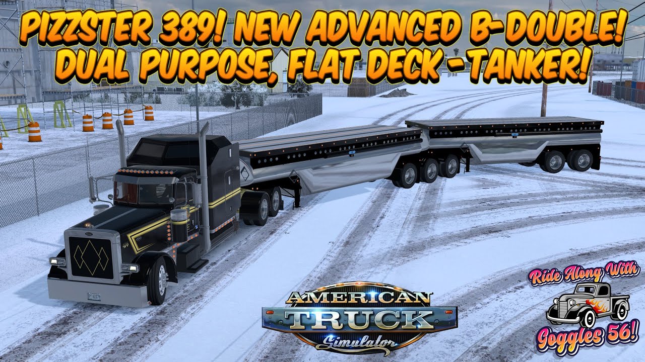 ATS Pizzster 389 and New Advanced Dual Purpose Tank Trailer!