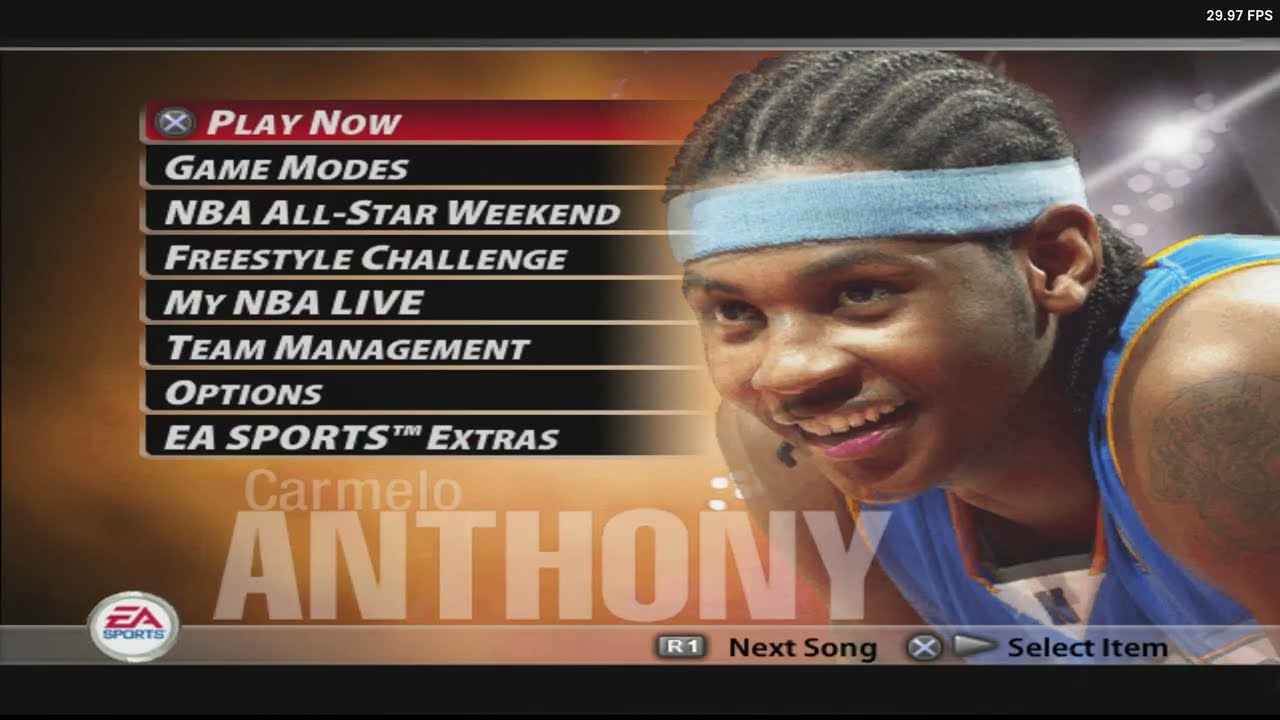 Геймплей NBA Live 2005 Xbox Series X