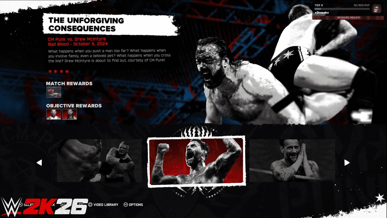 WWE 2K26 Showcase: CM Punk vs Drew McIntyre – Brutal Carnage! | The Unforgiving Consequences