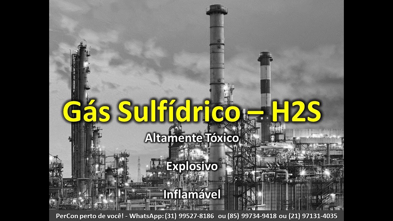 H2S - Sulfeto de Hidrogênio - Gás Sulfídrico (Conhecimento salva vidas - Detector de gás)