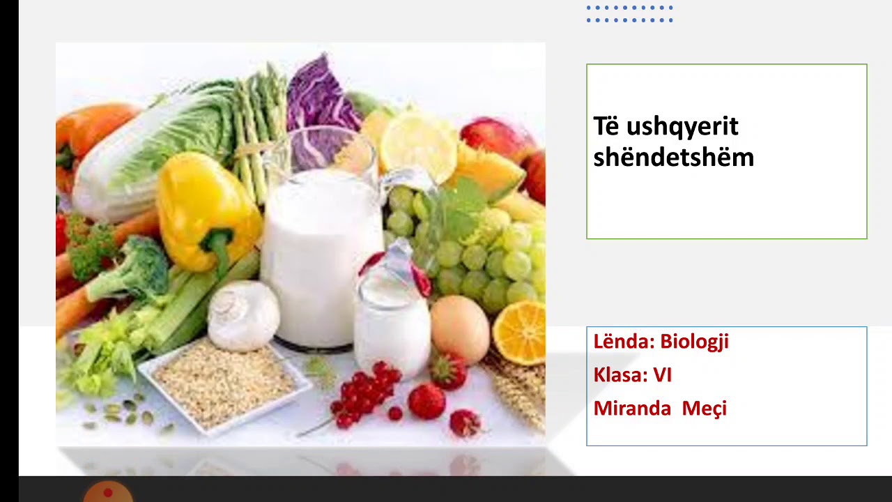 Të ushqyerit e shëndetshëm