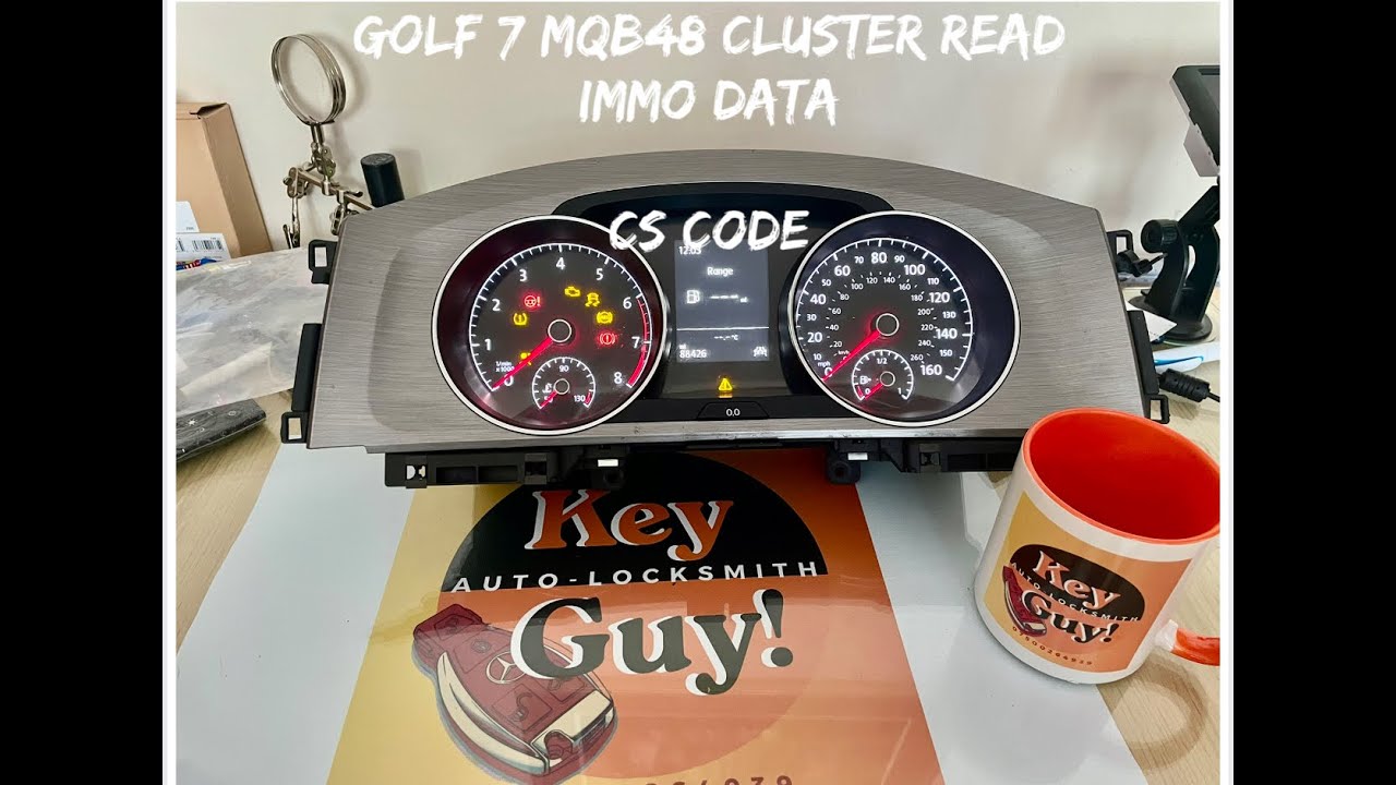 VW GOLF 7 (2017) -MQB48 CLUSTER READ IMMO DATA -CS CODE- autel APB131