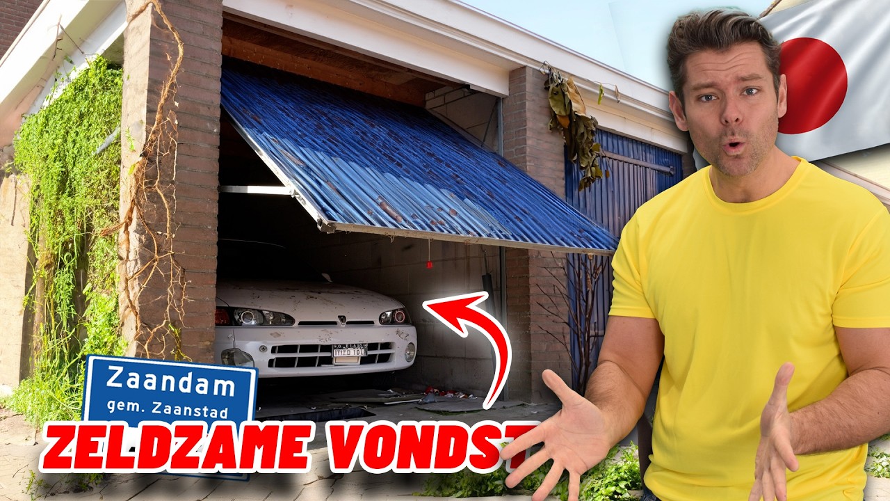 Monteur vindt zeldzame Japanner in garagebox!!
