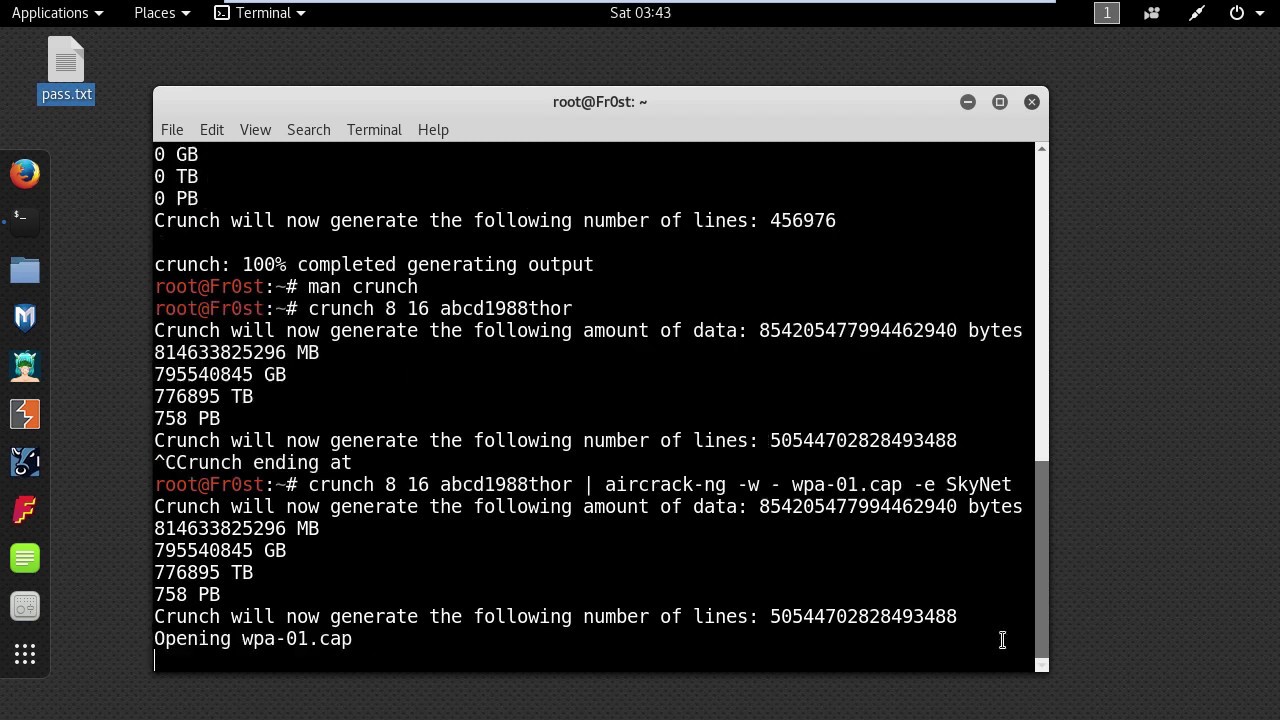 How to Create your own Wordlist with Crunch