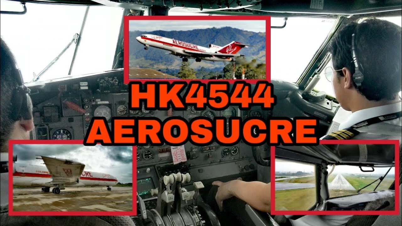 AEROSUCRE BOEING 727-200 HK4544 operación CARGO BOG-EYP-PDA-BOG descargue y cargue de la aeronave
