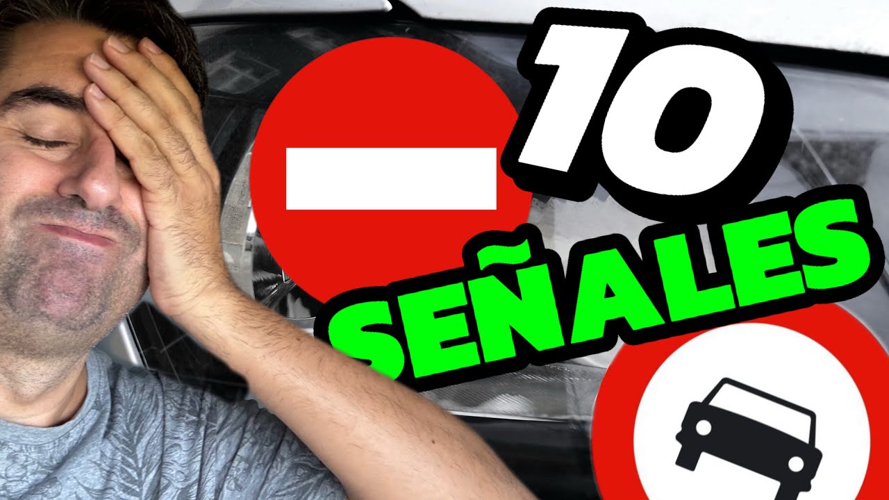 10 PREGUNTAS ￼⭕️SEÑALES⛔️Teórica PERMISO B🚗🚗🚗