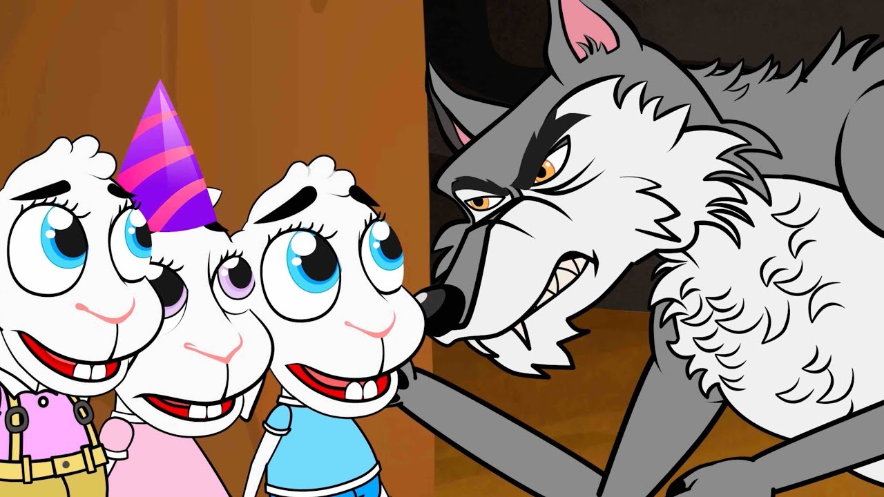 Le Loup et les 7 Chevreaux | Le gateau Surprise | Conte | Dessin Anim&eacute; avec @lesptitszamis