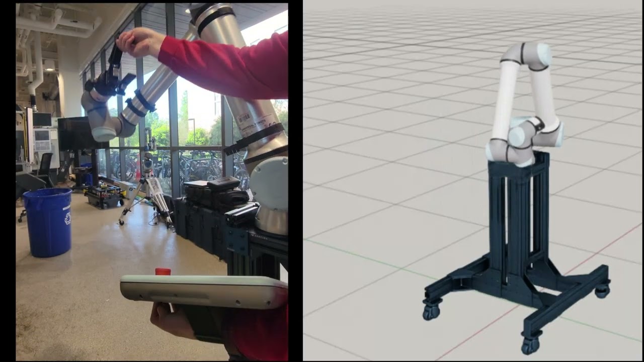 This CNC and Robot Share the Same Digital Brain Digital Twin Demo