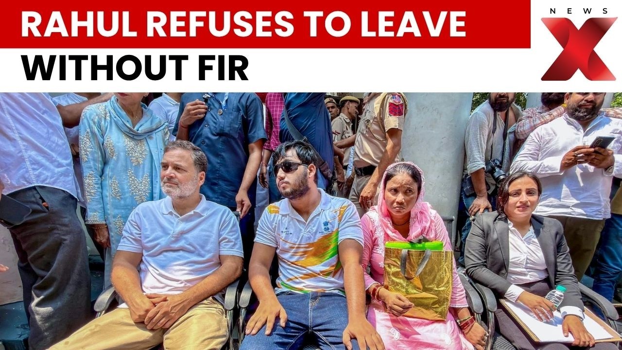 Rahul Gandhi Stays Put at Parliament Street Police Station as RAF Deployed | NewsX