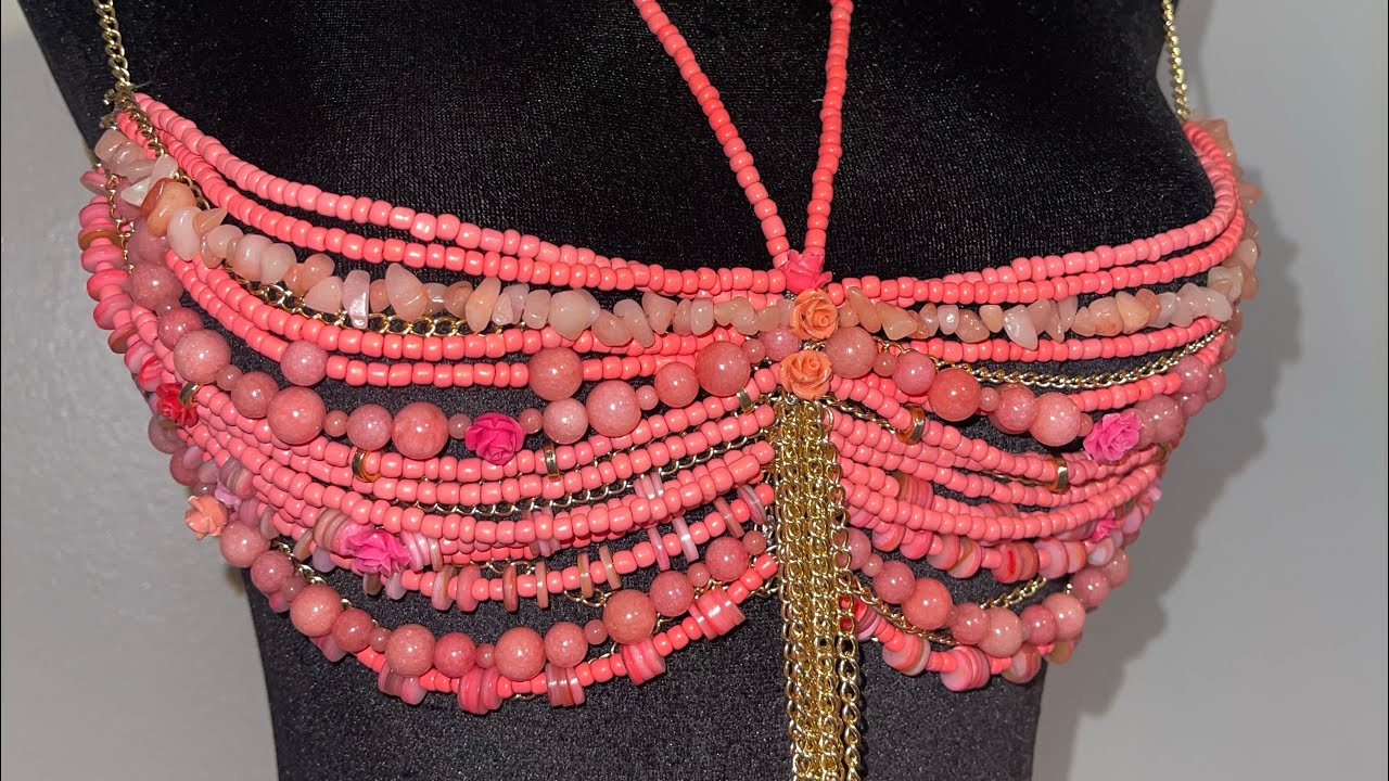How To Make A Beaded Bra Detailed Tutorial!