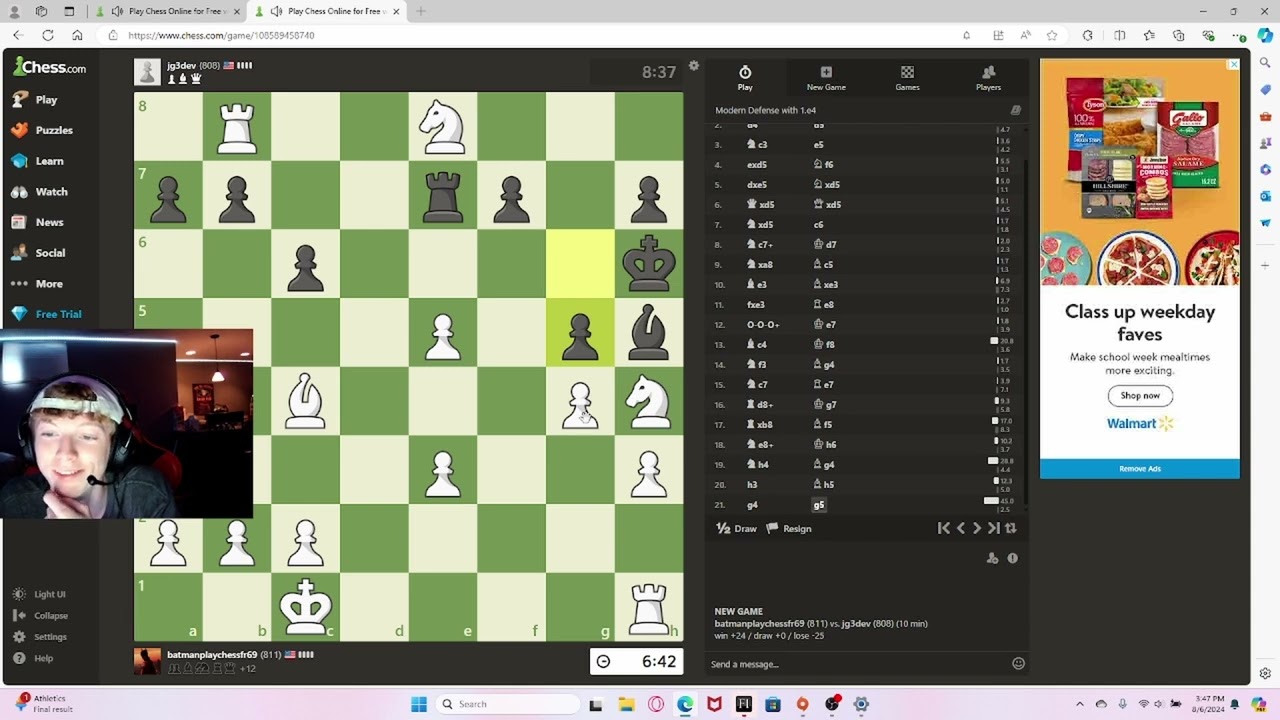 Was this a chess.com bot lobby? (road to 1000 elo)