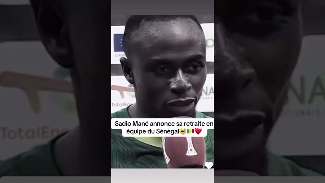 🔔Sadio Mané annonce sa retraite à l’équipe nationale 🇸🇳