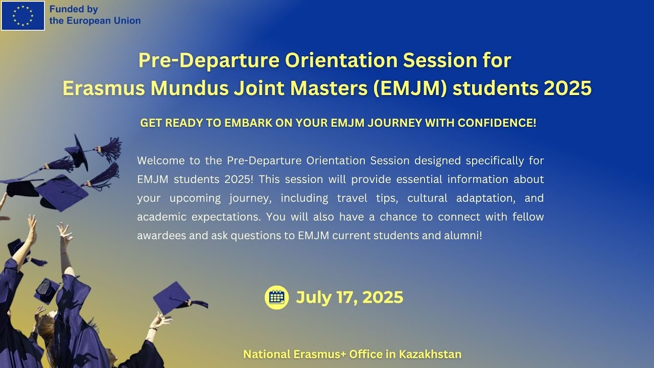 17.07.2025. Pre-departure orientation session for EMJM students 2025