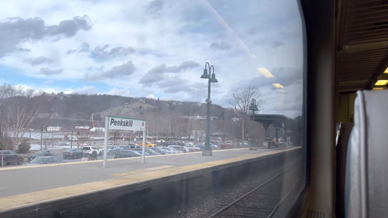 Enjoying a nice train ride on MNR from Grand Central Station NY to Poughkeepsie NY.