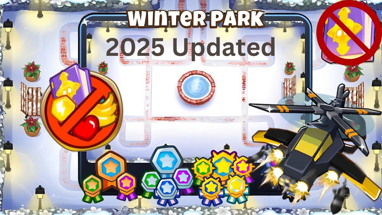 Winter Park [CHIMPS] Guide | No Monkey Knowledge | BTD 6 (2025 Updated) 4K